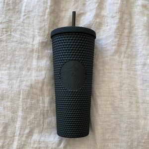 STARBUCKS - Venti matte black studded tumbler!